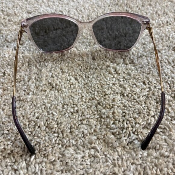 NEW Coach Gradient Transparent Violet 56418H Womens Polarized Sunglasses in Case - Picture 5 of 6